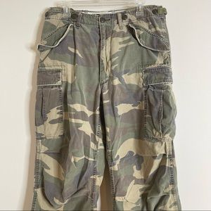 Men’s Abercrombie & Fitch AF Vintage Fatigues 34 x 30 Reg Camouflage